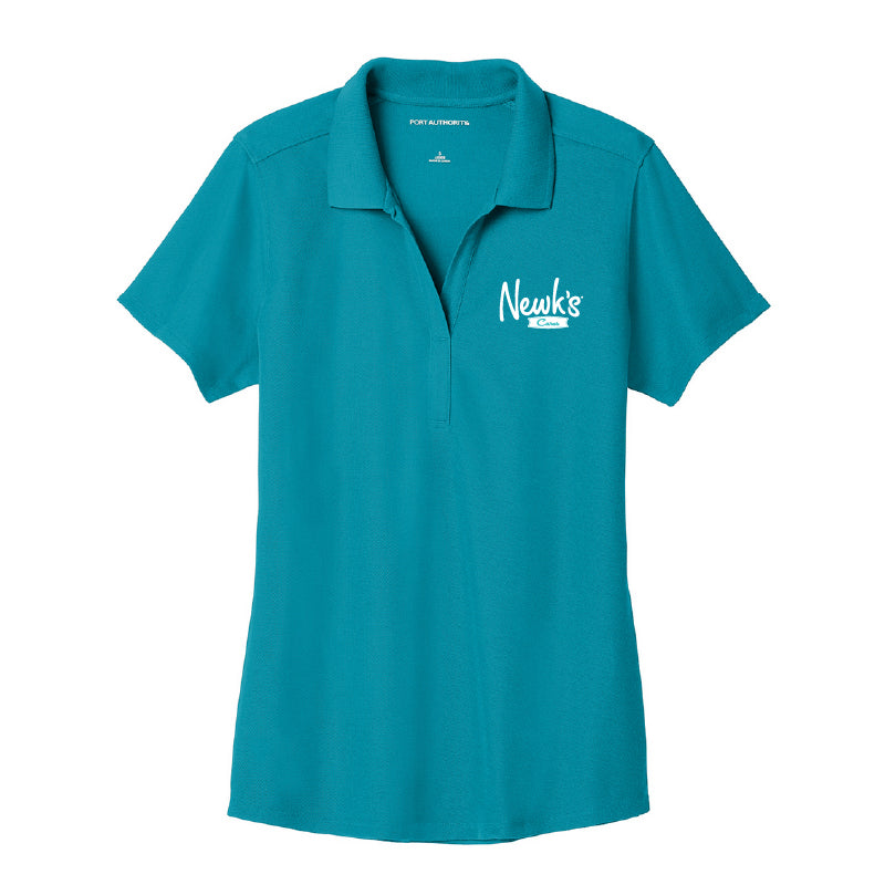 Women's Newk's Cares Pique Polo - Teal
