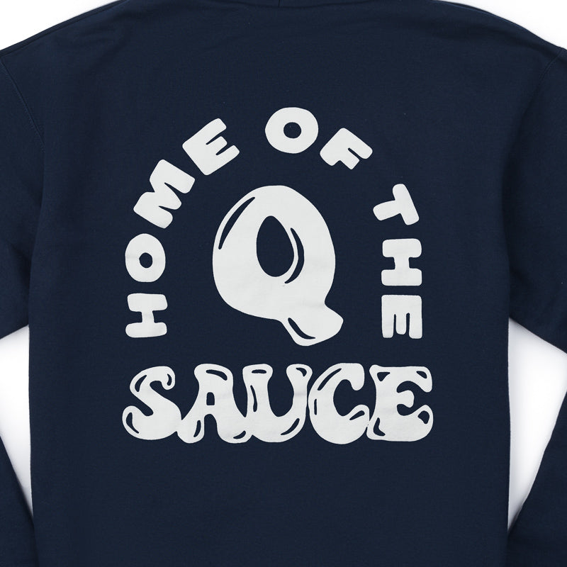 Q Sauce Hooded Sweatshirt - Navy - LAST CHANCE