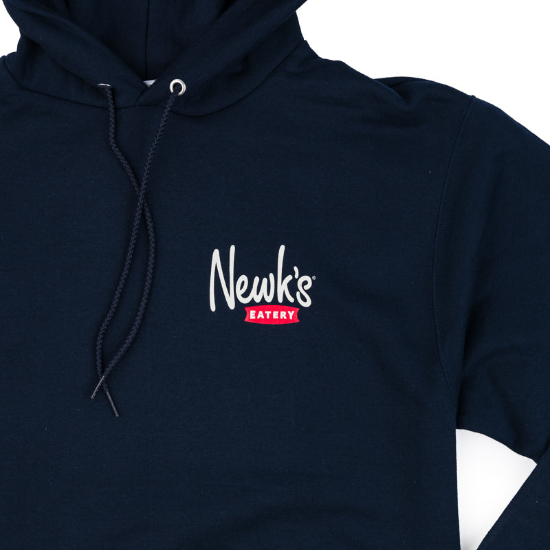 Famous Strawberry Cake Hooded Sweatshirt - Navy