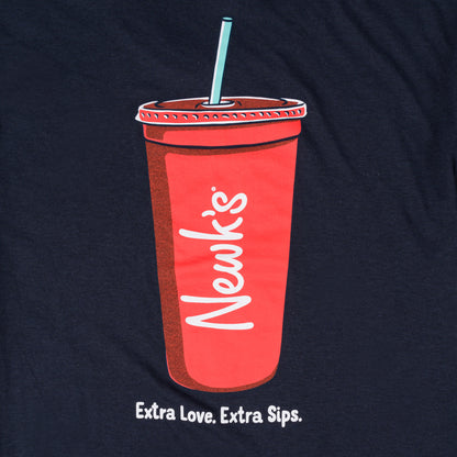 Extra Love Extra Sips Tee - Navy
