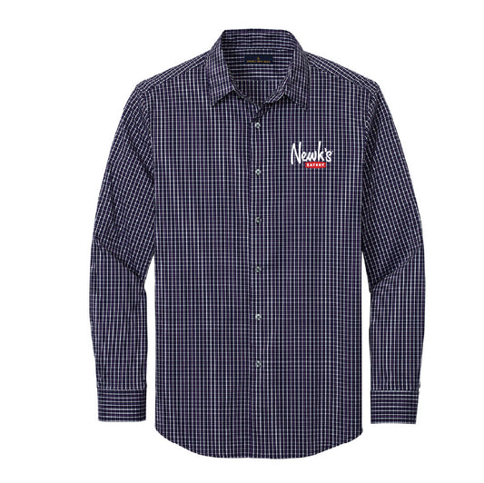 Men's Brooks Brother's Patterned Shirt - Navy Blazer Multi Check