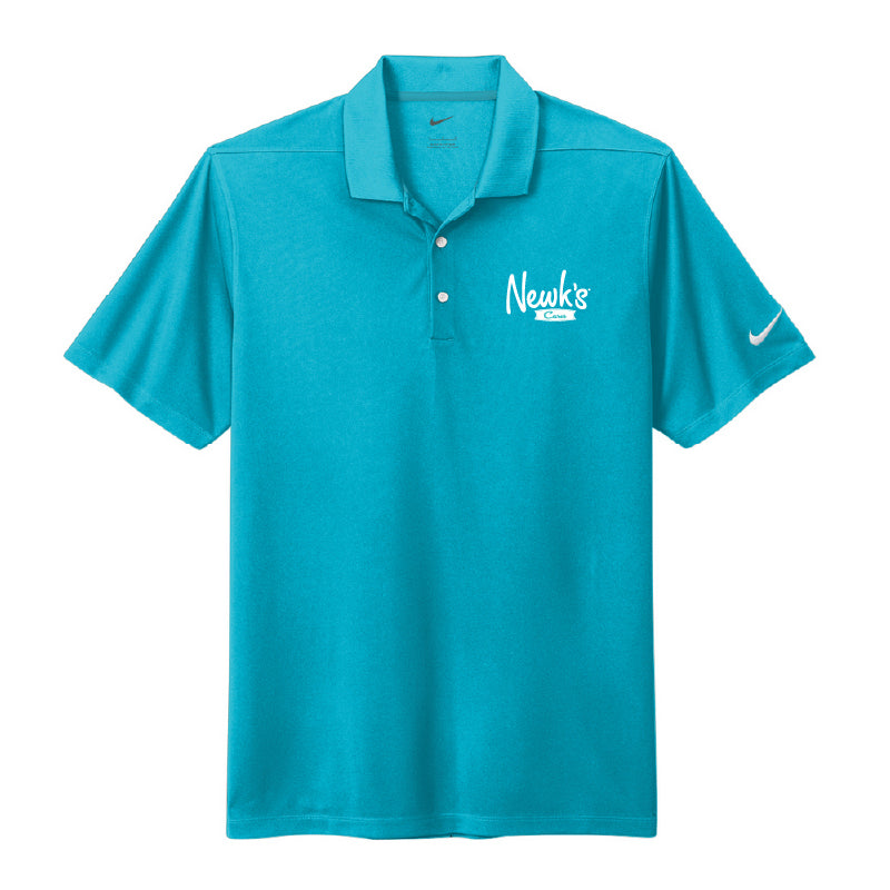 Newk's Cares Men's Nike Dri Fit Polo - Tidal Blue