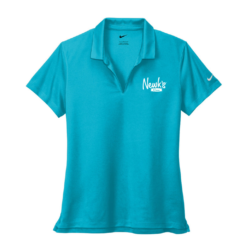 Newk's Cares Women's Nike Dri Fit Polo - Tidal Blue