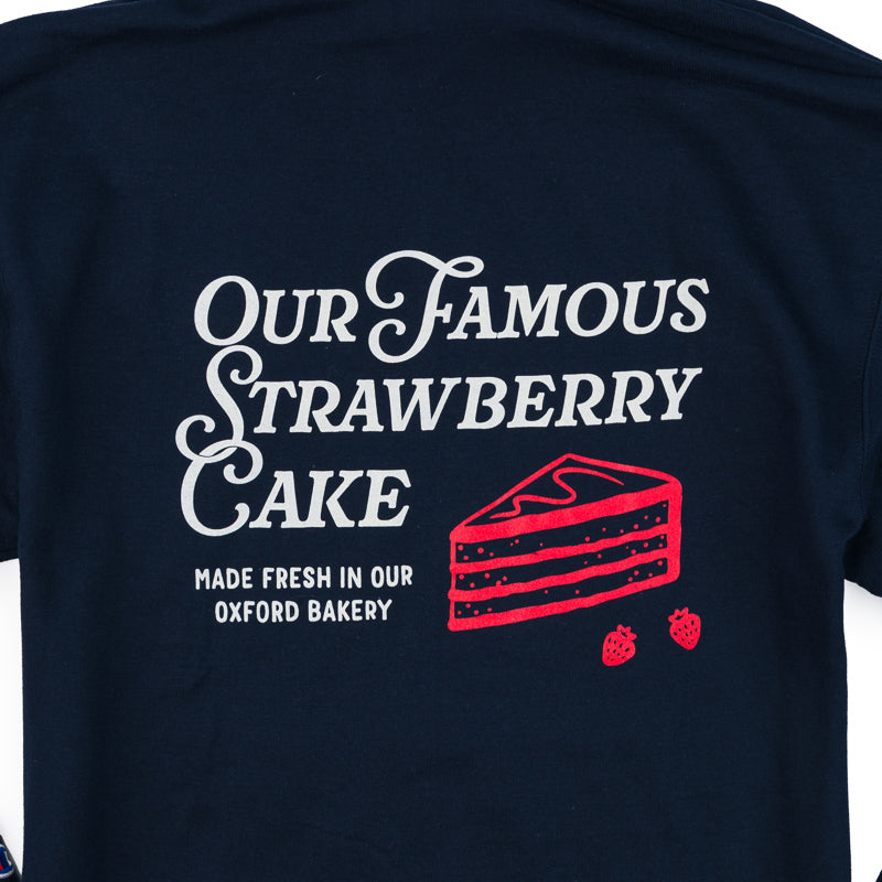 Famous Strawberry Cake Hooded Sweatshirt - Navy