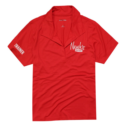 Women's TRAINER Sport Polo - Red
